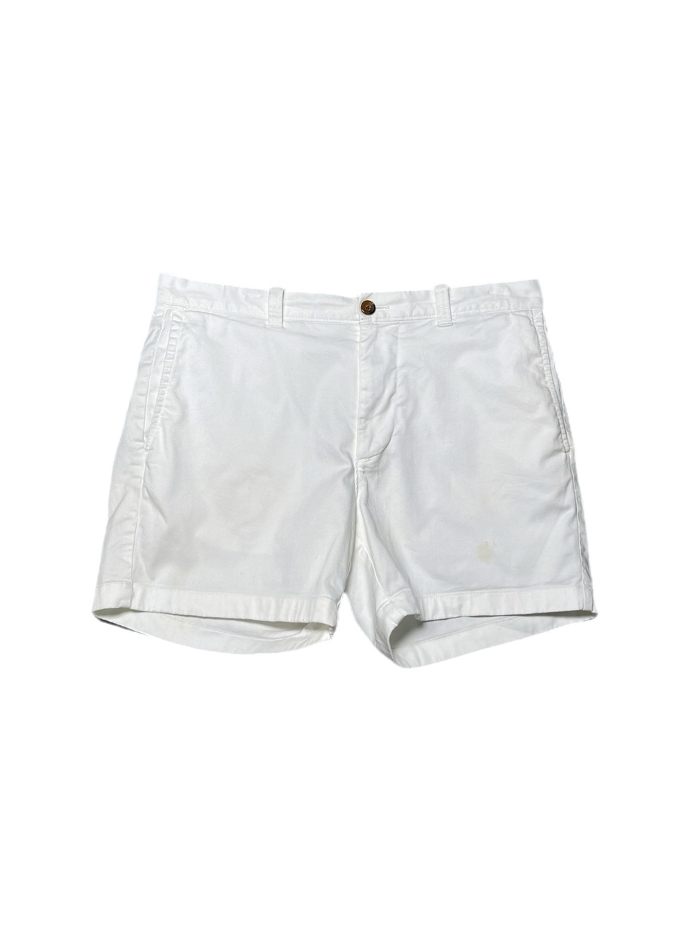 Mens J. Crew Navy 5” Inseam Chino White Khaki Shorts